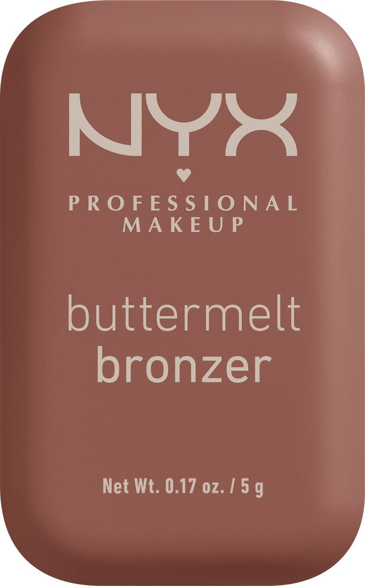 NYX Professional Makeup Buttermelt Bronzer Butta Off Butter Puder Bronzer - Braun - 5gr