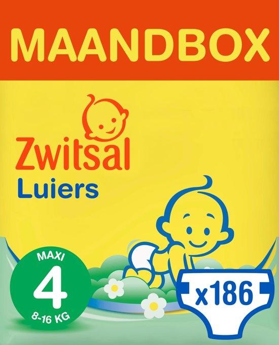 Zwitsal Diaper Maxi size 4 3x62 pcs - 186 pcs.