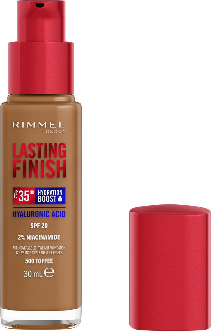 Rimmel Lasting Finish 35HR Liquid Foundation - 500 Toffee - 30 ML