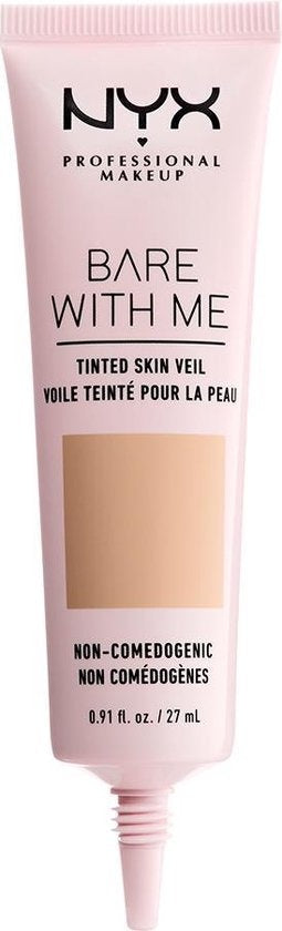 NYX PMU Professional Makeup Bare With Me Tinted Skin Veil - Natural Soft Beige BWMSV03 - Foundation - 27 ml