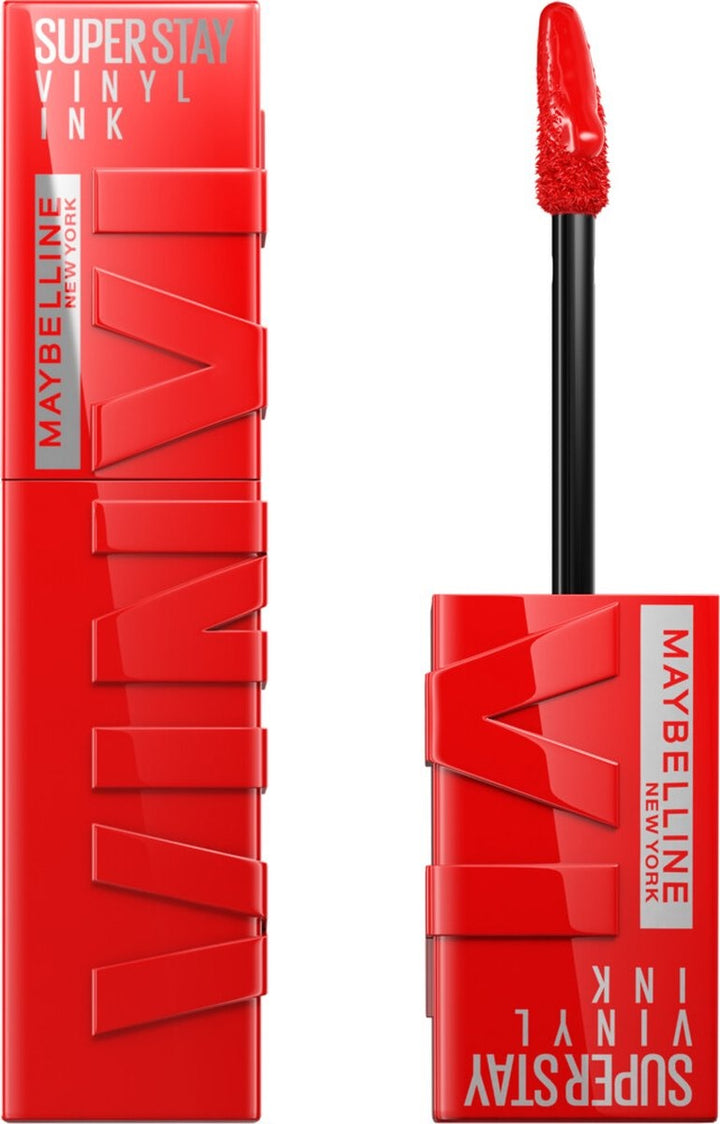 Maybelline New York – SuperStay Vinyl Ink Lippenstift – 25 Red-Hot