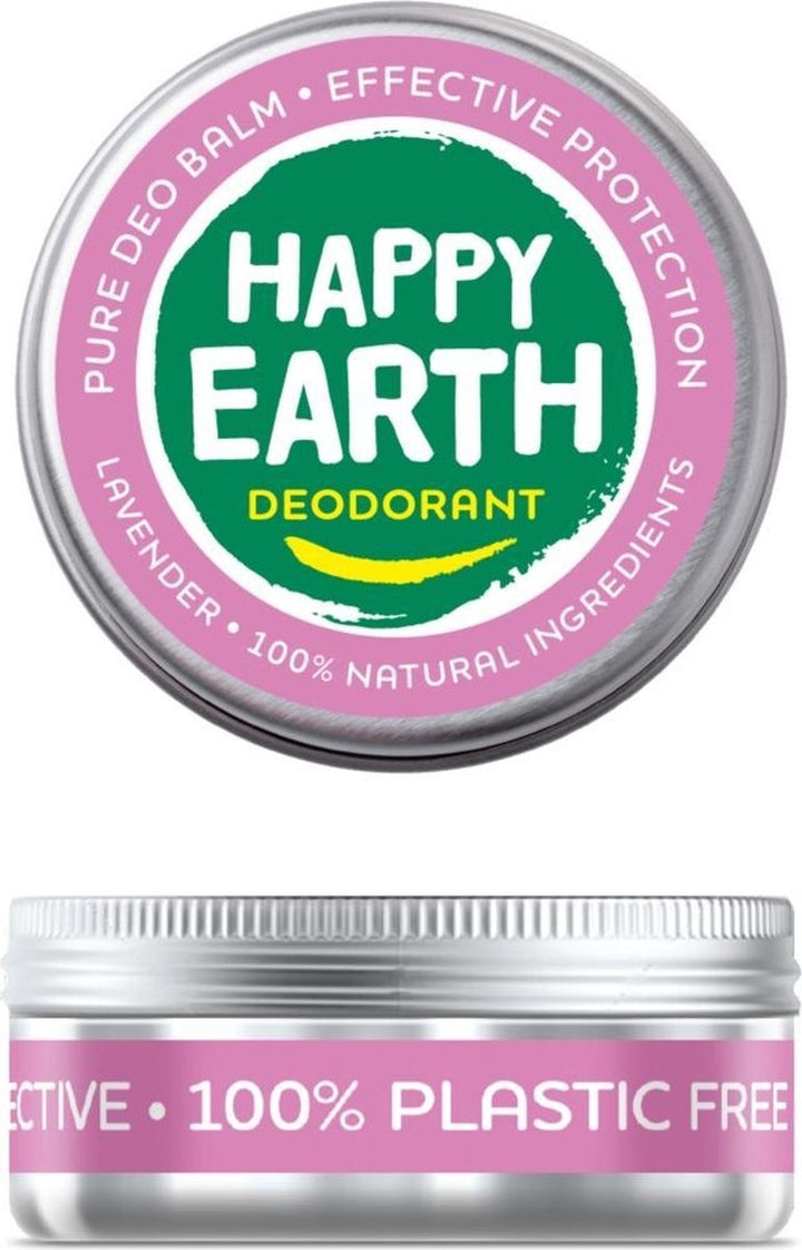 Happy Earth Pure Deodorant Balm Lavender 45 gr - Packaging damaged