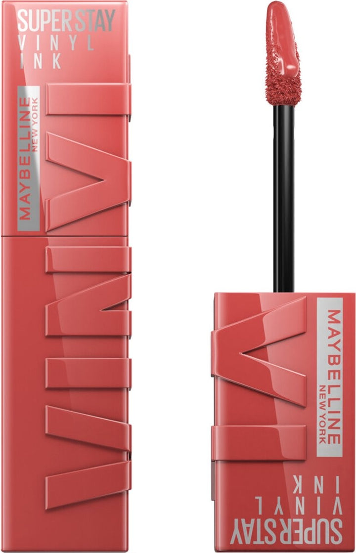 Maybelline New York – SuperStay Vinyl Ink Lippenstift – 15 Peachy