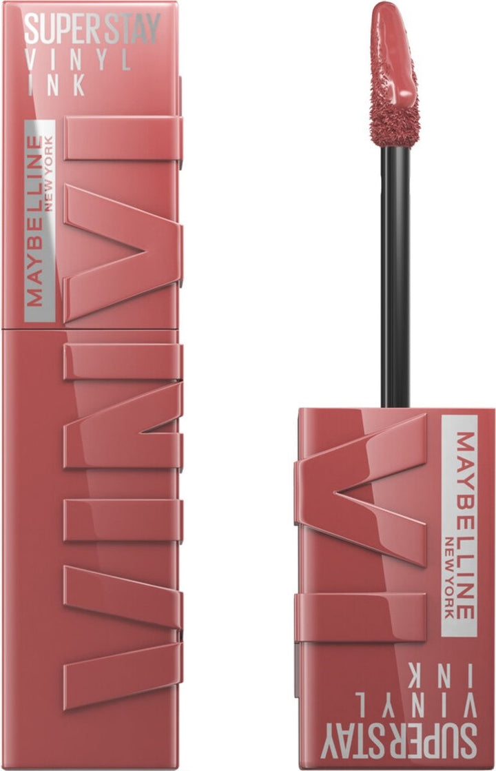 Maybelline New York – SuperStay Vinyl Ink Lippenstift – 35 Cheeky