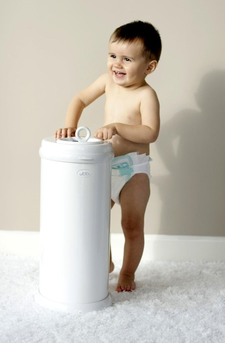 Ubbi Diaper Pail - White