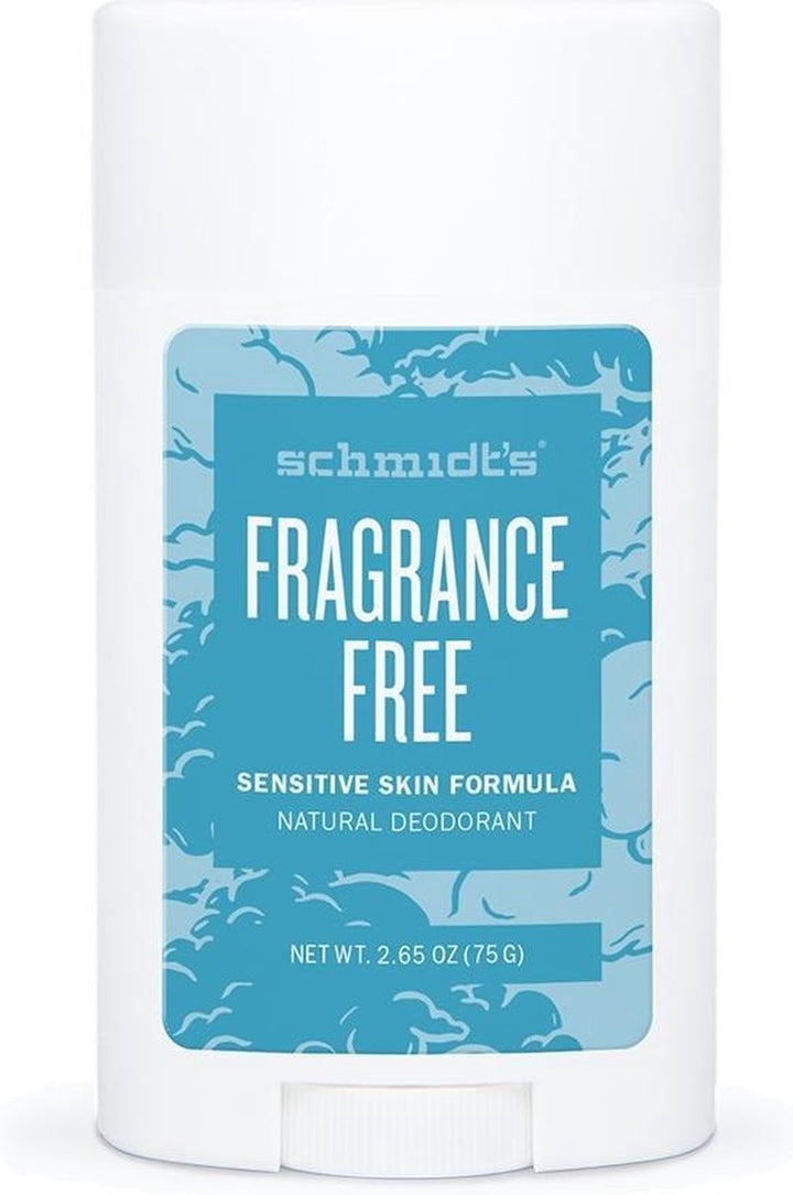 Schmidt's Fragrance Free Natural Sensitive - Deodorant Stick - 75 g - Verpakking beschadigd