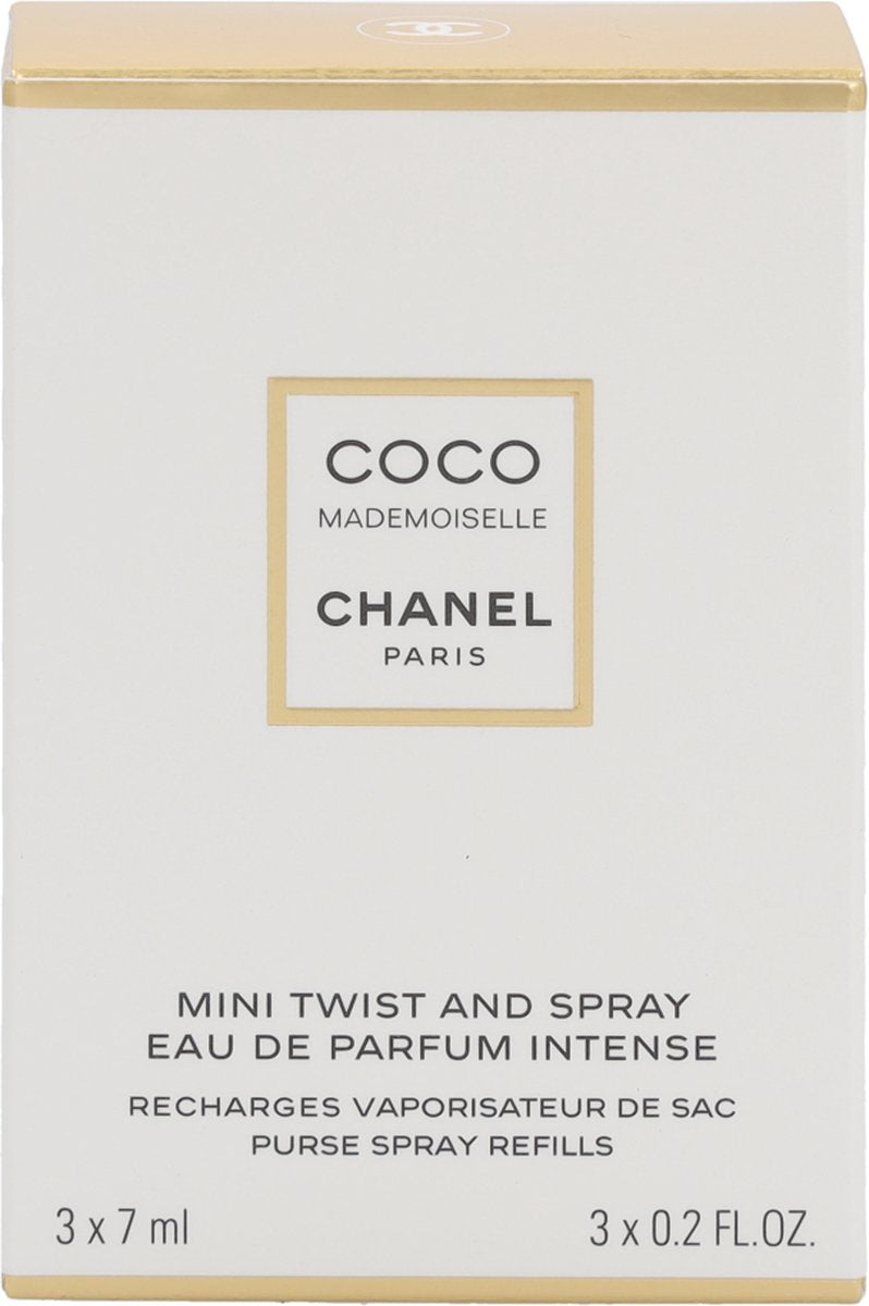 Chanel Coco Mademoiselle Intense Mini Twist and Spray Refill - 3 x 7 ml = 21 ml - Eau de Parfum - Nachfüllpackungen 