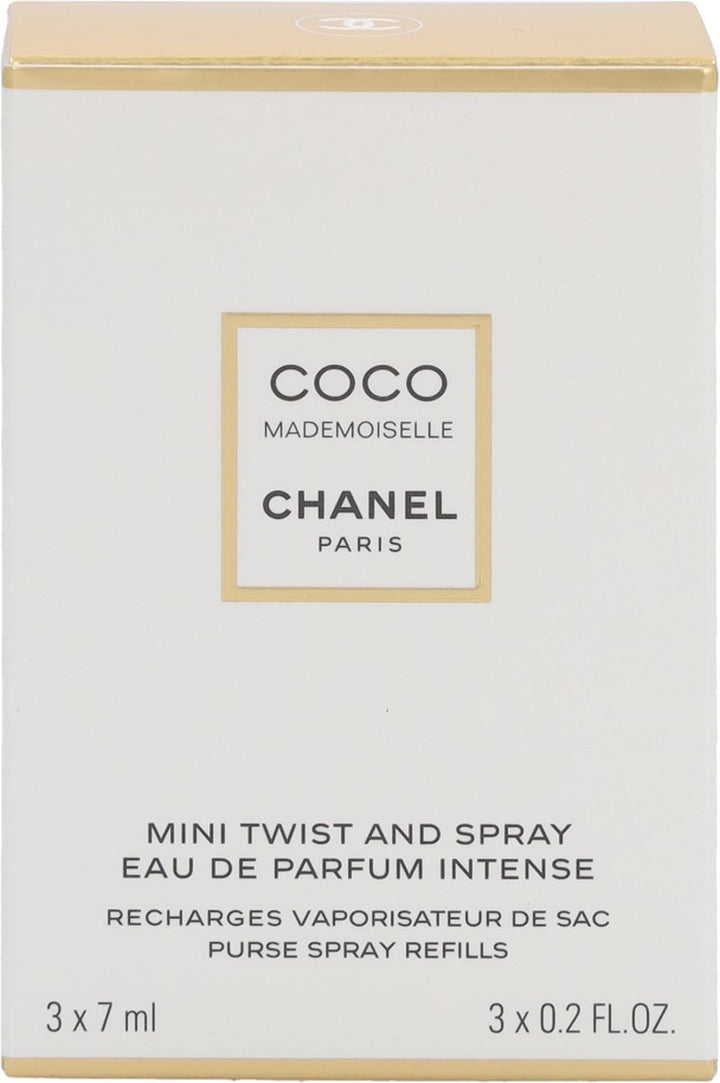 Chanel Coco Mademoiselle Intense Mini Twist and Spray Refill - 3 x 7 ml = 21 ml - Eau de Parfum - Nachfüllpackungen 