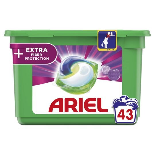 Ariel Detergent All in1 Pods+ Fiber Protection 43 Stück - Verpackung beschädigt