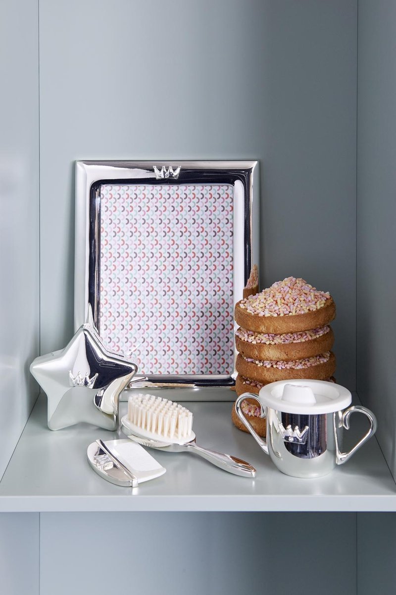 Silver City - Crown silver-plated hair set - Damaged packaging