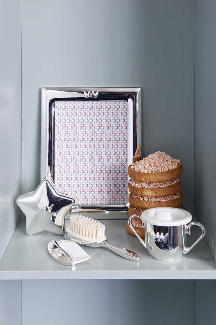 Silver City - Crown silver-plated hair set - Damaged packaging