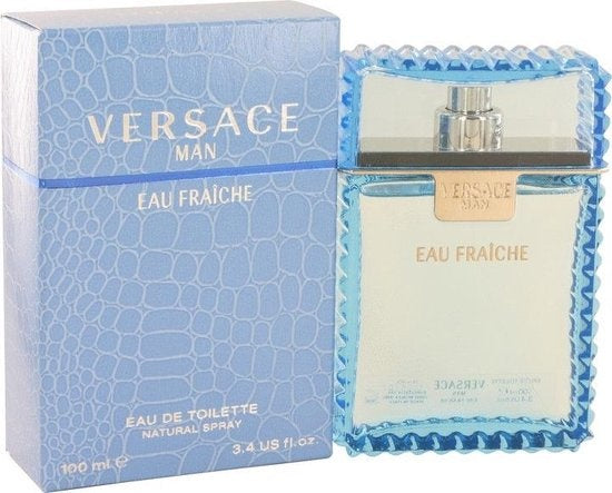 Versace Man Eau Fraiche 100 ml - Eau de Toilette - Men's perfume - Packaging damaged