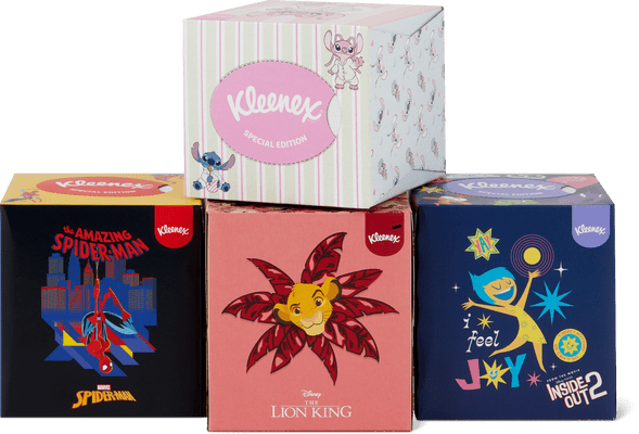 Kleenex-Kollektion – Taschentücher 1 Box – 48 Stück – Verpackung beschädigt