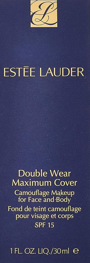 ESTEE LAUDER Double Wear Maximum Cover Camouflage Makeup for Face and Body SPF 15 No.1N1 Ivory Nude (30 ml)