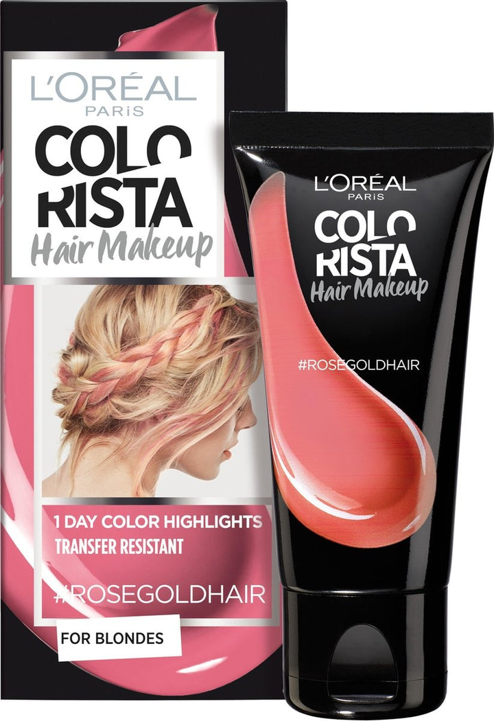 L'Oréal Paris Colorista Hair Makeup - Rosegold - Verpakking beschadigd