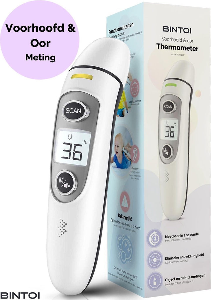 Bintoi¬Æ X200 - Stirnthermometer - Ohrthermometer - Fieberthermometer - Verpackung beschädigt