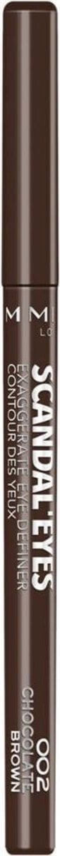 Rimmel London Exaggerate Full Color Eye Definer Eye Pencil - 002 Chocolate