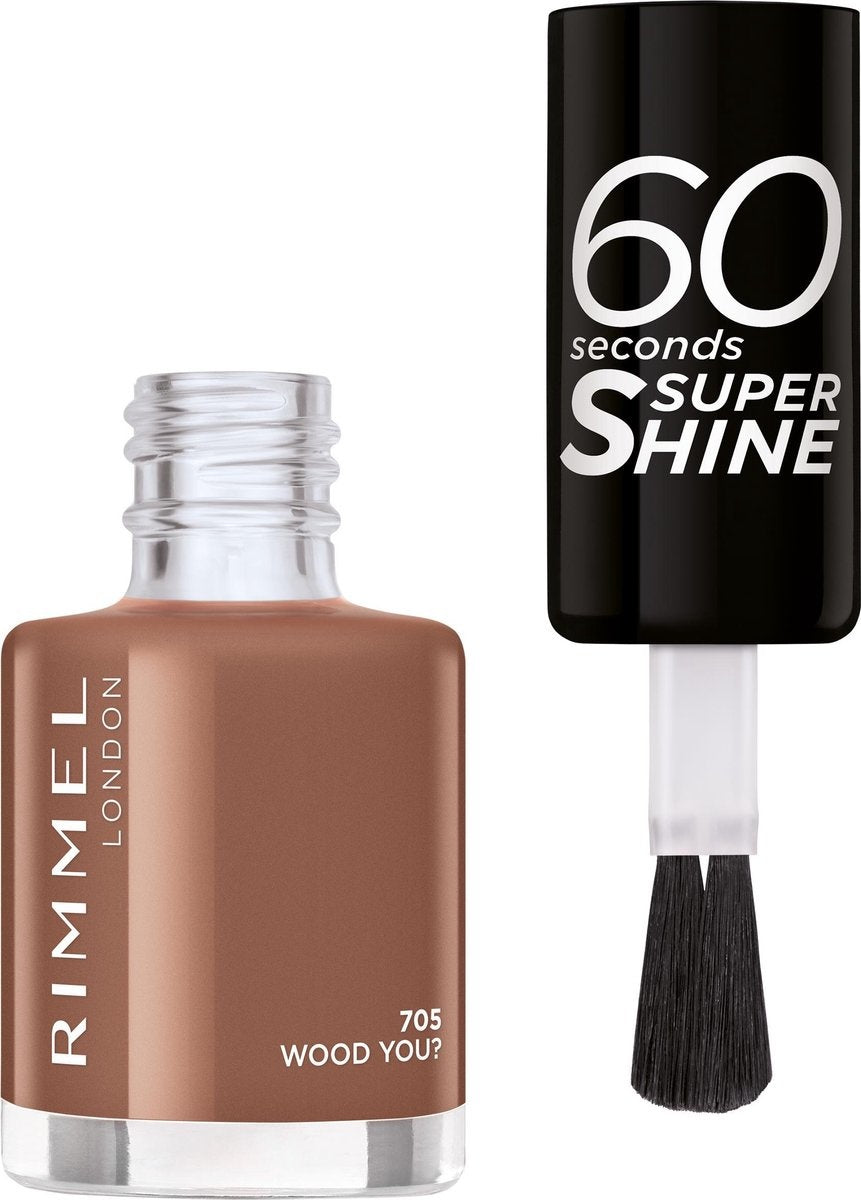 Rimmel 60 Seconds Super Shine Nagellack – 705 Wood You