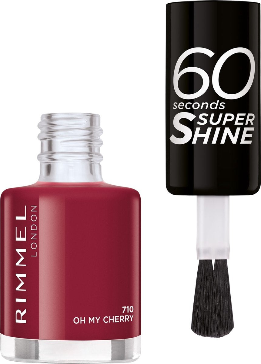 Rimmel 60 Seconds Super Shine Nail Polish - 710 Oh My Cherry