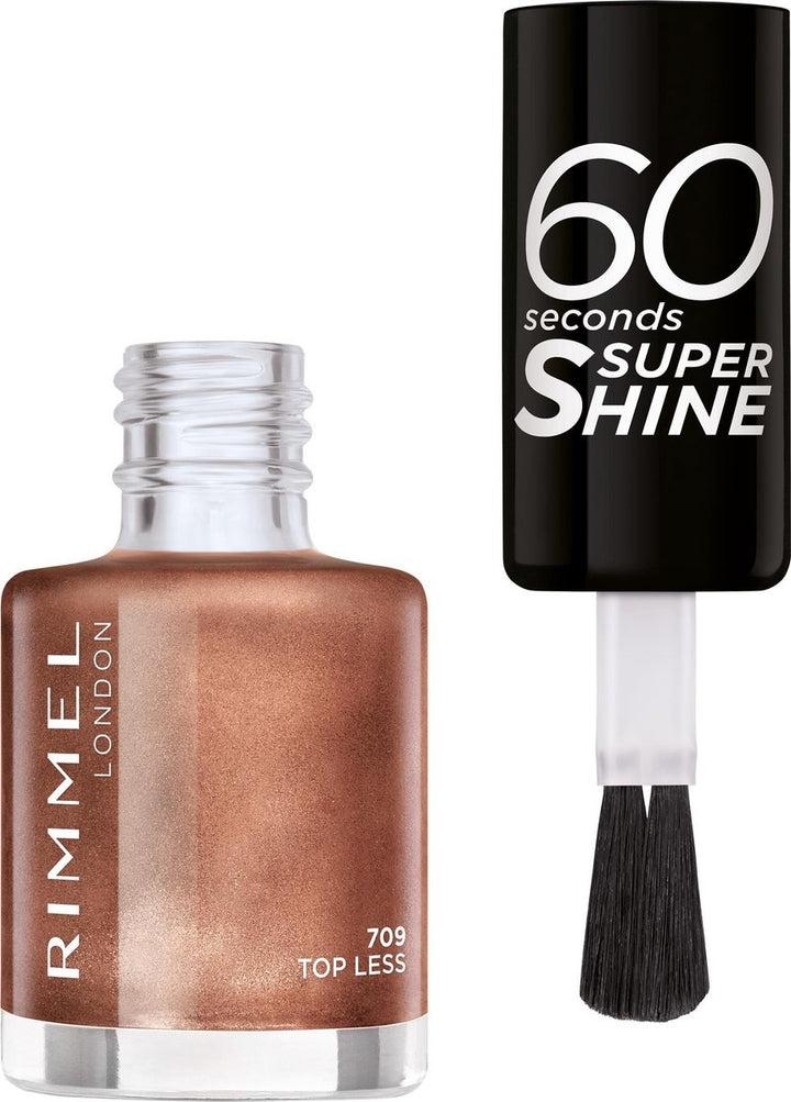 Rimmel London 60 Seconds Supershine Nagellack – 709 TopLess