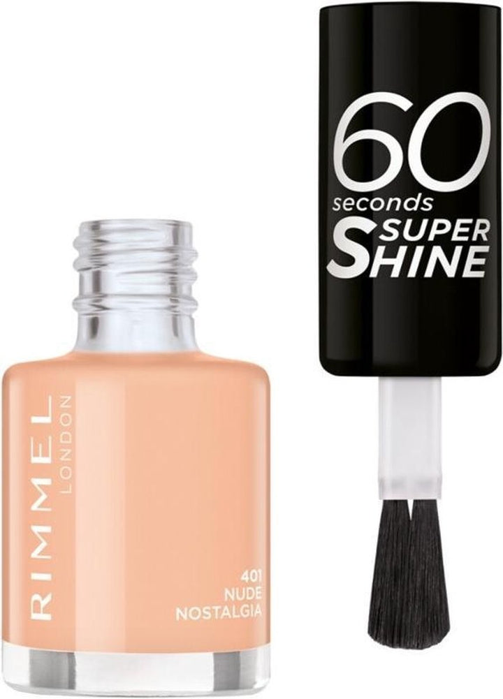 Rimmel 60 Seconds Super Shine Nail Polish - 401 Nude Nostalgia