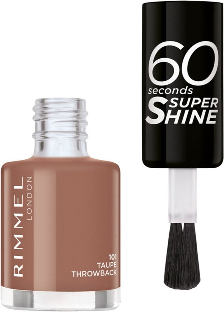 Rimmel 60 Seconds Super Shine Nail Polish - 101 Taupe Throwback