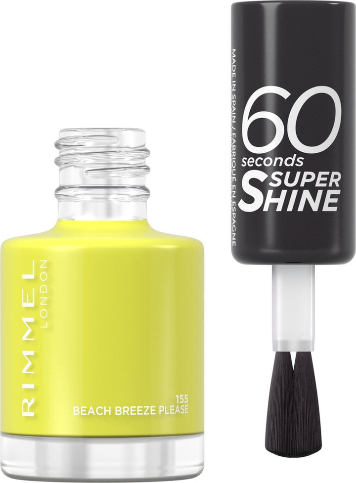 Rimmel London 60 Seconds SuperShine Nail Polish - 155 Beach Breeze Please