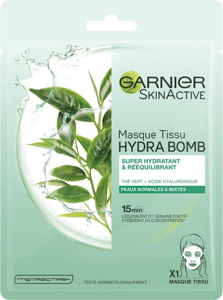 Garnier SkinActive Hydra Bomb Tissue Gesichtsmaske feuchtigkeitsspendend und regulierend