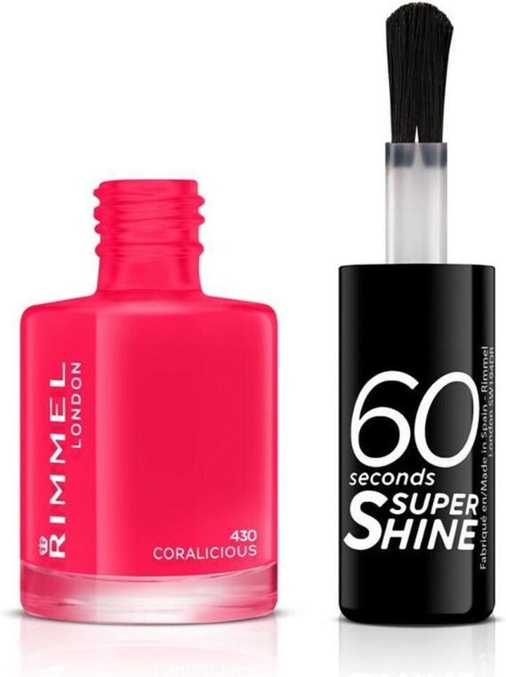 Rimmel London 60 Seconds Nail Polish - 430 Coralicious