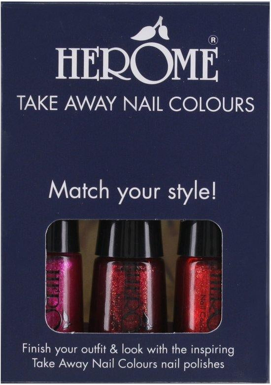 Herôme Take Away Christmas Reds and Pinks