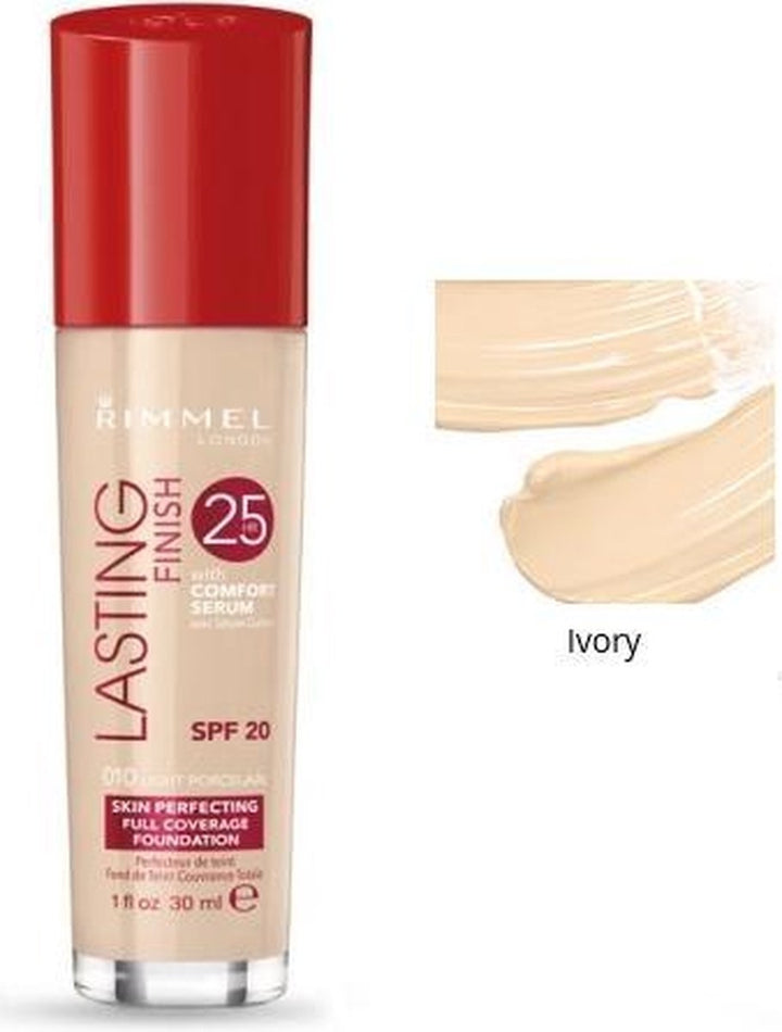 Rimmel London Lasting Finish Foundation - 100 Ivory