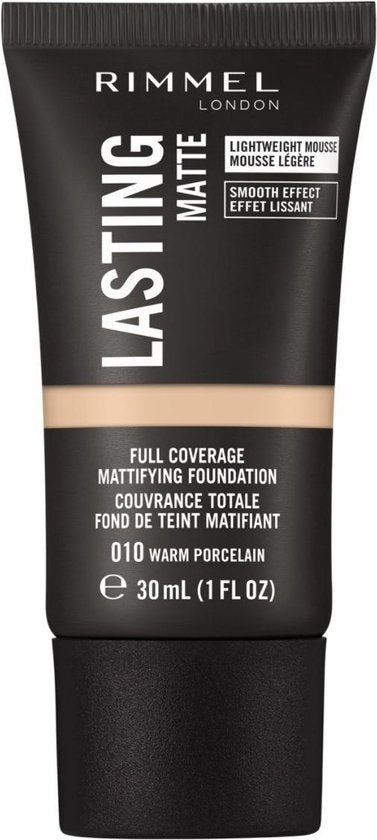 Rimmel London Lasting Matte Warm Porcelain 010 Foundation