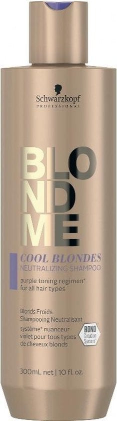 Schwarzkopf BlondMe Cool Blondes Neutralizing Shampoo - 300ml