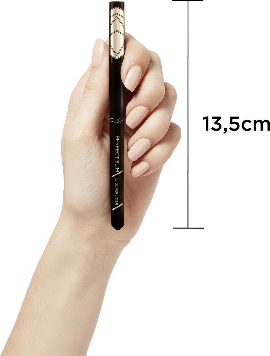 L'Oréal Paris - Superliner Perfect Slim - Intense Black - Zwarte Pen Eyeliner - 4,7 ml