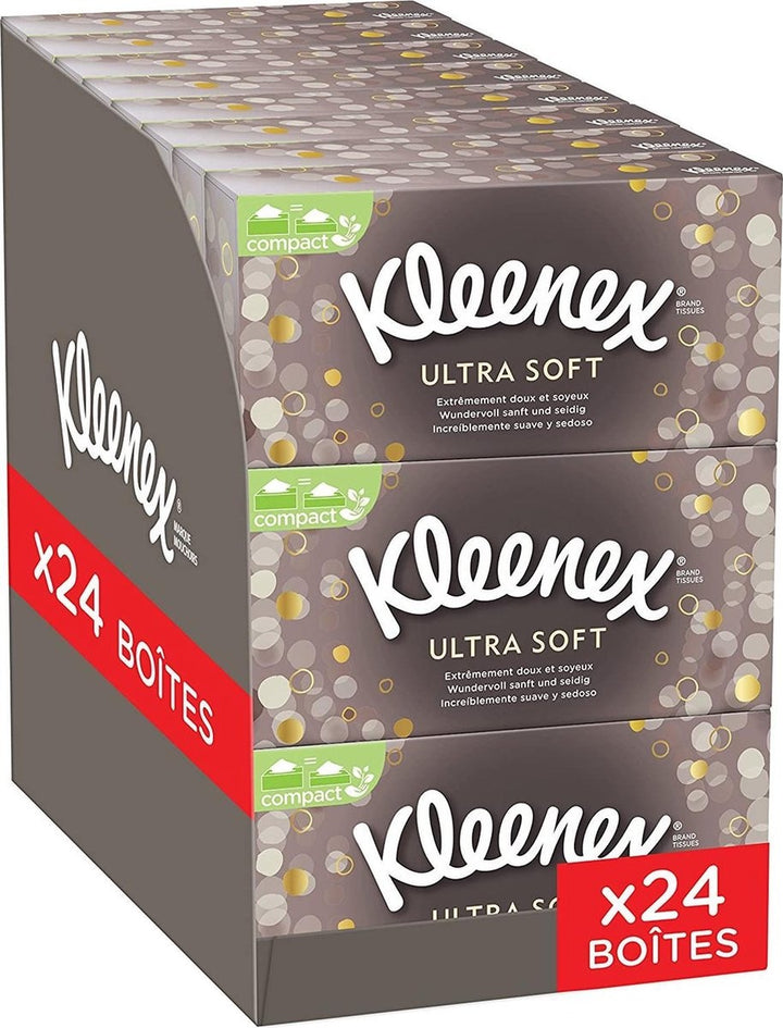 Kleenex Ultrasoft Tissues 24 Boxen a72 Taschentücher