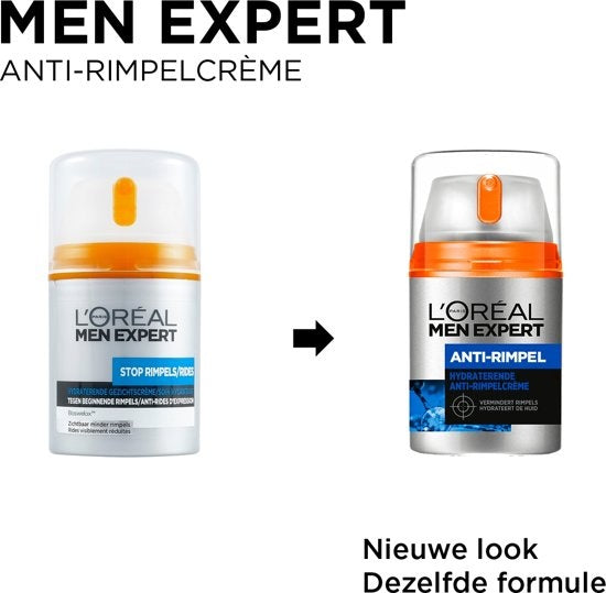 L'Oréal Paris Men Expert Anti Wrinkle Day Cream - 50 ml - Packaging damaged