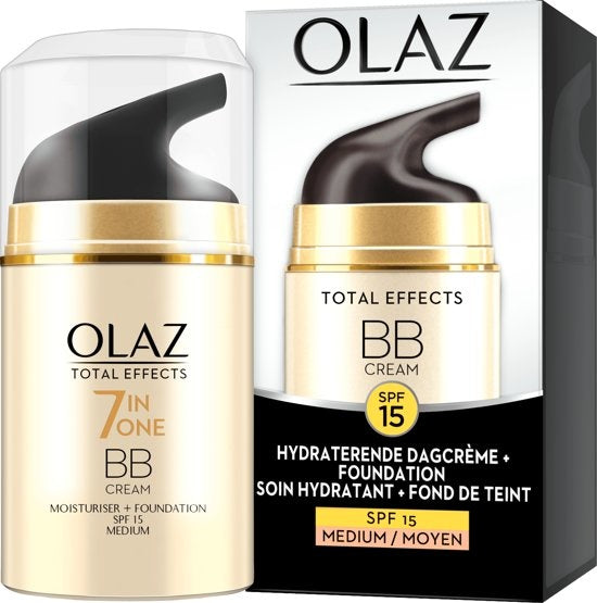 Total Effects - 7in1 BB Crème Medium SPF15 - Dagcrème - Verpakking beschadigd