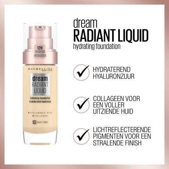 Maybelline Dream Radiant Liquid - 048 Sun Beige - Foundation