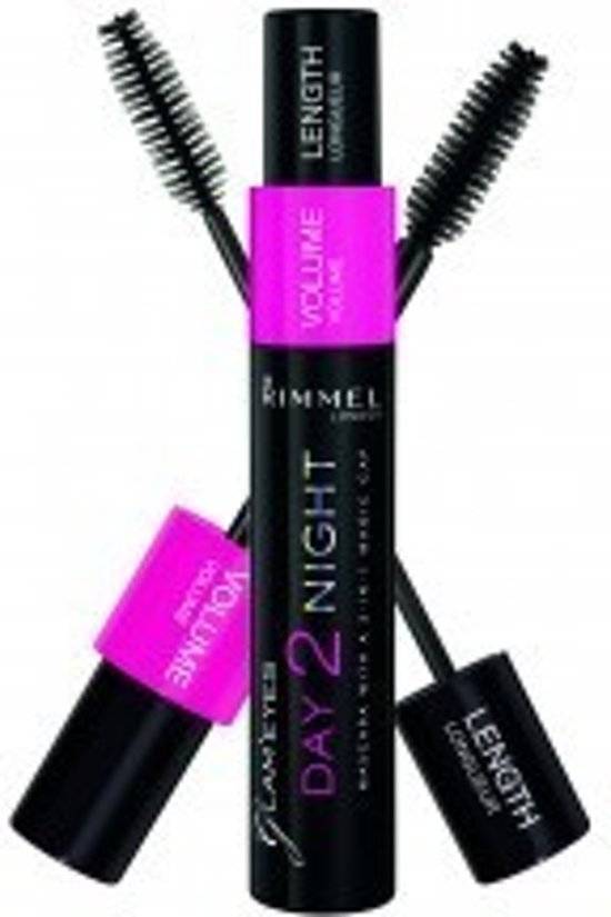 Rimmel London Day2Night Mascara - 001 Black