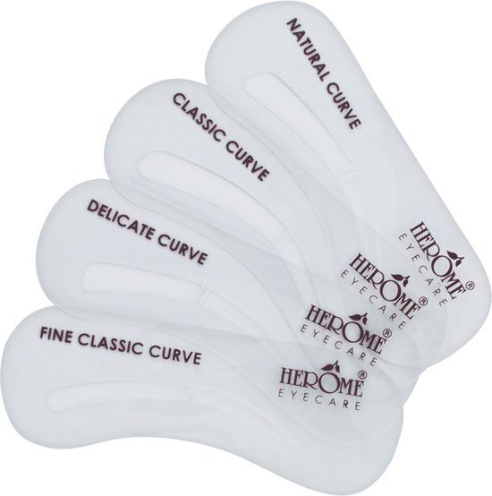 Herôme Eye Care Brow Stencils - 4 stuks - Wenkbrauw stencils