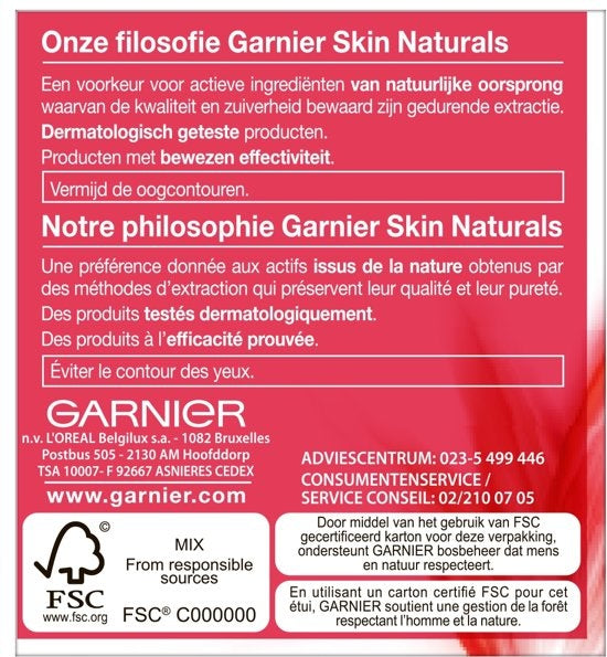 Garnier Skin Naturals UltraLift SPF 15 Dagcrème - 50 ml - Anti Rimpel