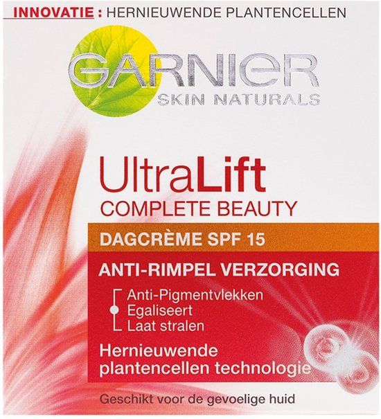 Garnier Skin Naturals UltraLift SPF 15 Dagcrème - 50 ml - Anti Rimpel