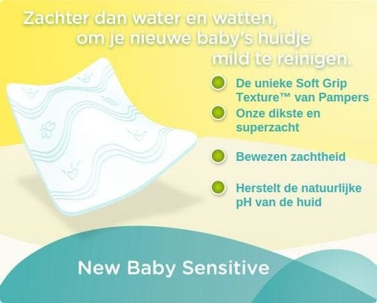 Babyfeuchttücher – New Baby Sensitive Nachfüllpackung 50 Stück