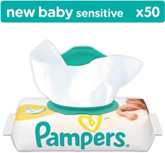 Babyfeuchttücher – New Baby Sensitive Nachfüllpackung 50 Stück