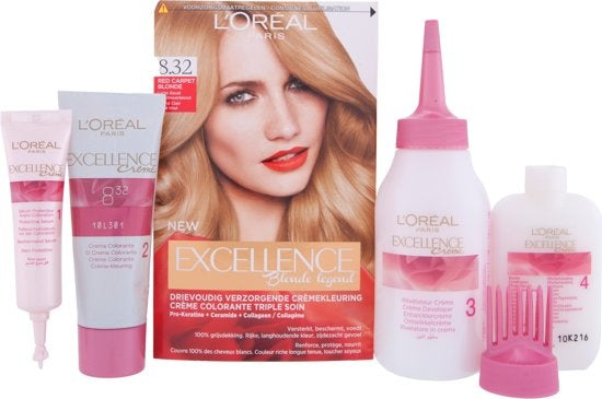 L'Oréal Paris Excellence Blonde Legend - 8,32 Red Carpet Blonde - Haarfärbung - Verpackung beschädigt -