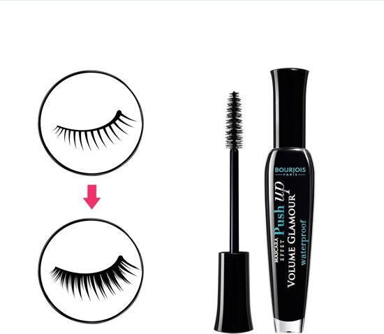 Bourjois Paris Volume Glamour Push Up Waterproof Mascara - 71 Black