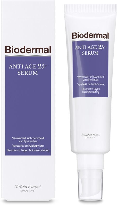 Biodermal Anti Age 25+ - Serum met hyaluronzuur tegen huidveroudering - Anti rimpel - 30ml