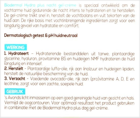 Nachtcreme - voor de vochtarme huid - Nachtcreme - 50ml