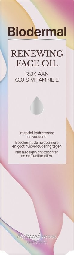 Biodermal Renewing Face Oil ‚Met krachtige huideigen antioxidanten Q10 - 30ml - Verpakking beschadigd