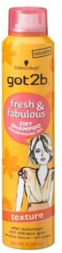 Schwarzkopf got2B Fresh&Fabulous droogshampoo - Texture 200 ml